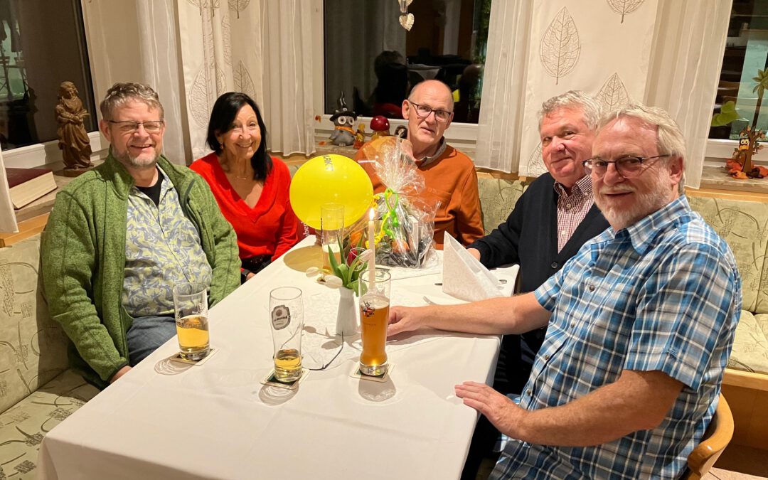 Schatzmeister Andreas Fickler feierte 70. Geburtstag